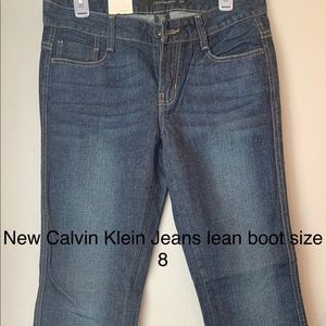 New Calvin Klein lean boot size